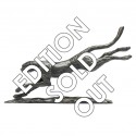 Bronze Cheetah Sculpture: Flying Cheetah by Jonathan Sanders