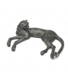 Bronze Cheetah Sculpture: Lying Cheetah by Jonathan Sanders 