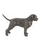 Bronze Dog Sculpture: Staffordshire Bull Terrier