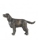 Bronze Dog Sculpture: Standing Cocker Spaniel