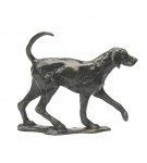 Bronze Hound Sculpture: Walking Hound by Sue Maclaurin