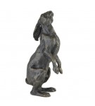 Bronze Hare Sculpture: Large Moon Gazing Hare by Sue Maclaurin