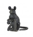 Bronze Mouse Sculpture: Celebration Mouse - 21