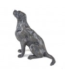 Bronze Dog Sculpture: Sitting Labrador II by Sue Maclaurin