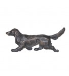 Trotting Long Haired Dachshund by Sue Maclaurin