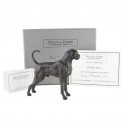 Bronze Dog Sculpture: Boxer Dog