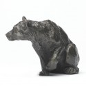 Bronze Bear Sculpture: Listening Bear by Sue Maclaurin