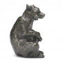 Bronze Bear Sculpture: Seated Bear by Sue Maclaurin