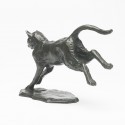 Bronze Cat Sculpture: Bounding Cat by Sue Maclaurin