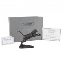 Bronze Cat Sculpture: Leaping Cat by Sue Maclaurin