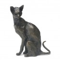 Bronze Cat Sculpture: Seated Cat by Sue Maclaurin