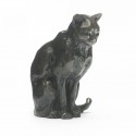 Bronze Cat Sculpture: Sitting Cat by Sue Maclaurin