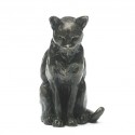 Bronze Cat Sculpture: Sitting Cat by Sue Maclaurin