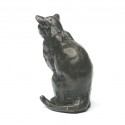 Bronze Cat Sculpture: Sitting Cat by Sue Maclaurin