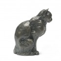 Bronze Cat Sculpture: Sitting Cat by Sue Maclaurin