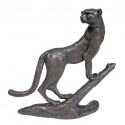 Bronze Cheetah Sculpture: Cheetah on Branch by Jonathan Sanders