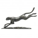 Bronze Cheetah Sculpture: Flying Cheetah by Jonathan Sanders