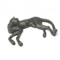 Bronze Cheetah Sculpture: Lying Cheetah by Jonathan Sanders 