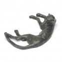 Bronze Cheetah Sculpture: Lying Cheetah by Jonathan Sanders 