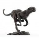 Bronze Cheetah Sculpture: Running Cheetah by Jonathan Sanders