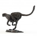 Bronze Cheetah Sculpture: Running Cheetah by Jonathan Sanders