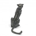 Bronze Cheetah Sculpture: Seated Cheetah by Jonathan Sanders 