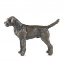 Bronze Dog Sculpture: Border Terrier