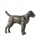 Bronze Dog Sculpture: Border Terrier