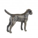 Bronze Dog Sculpture: Border Terrier