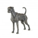Bronze Dog Sculpture: Boxer Dog