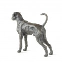 Bronze Dog Sculpture: Boxer Dog