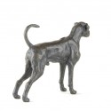 Bronze Dog Sculpture: Boxer Dog