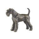 Bronze Dog Sculpture: Miniature Schnauzer