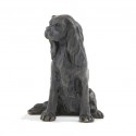 Bronze Dog Sculpture: Sitting Cavalier King Charles Spaniel