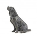 Bronze Dog Sculpture: Sitting Cocker Spaniel by Sue Maclaurin