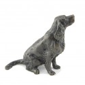 Bronze Dog Sculpture: Sitting Cocker Spaniel by Sue Maclaurin