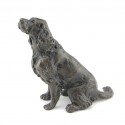 Bronze Dog Sculpture: Sitting Cocker Spaniel by Sue Maclaurin