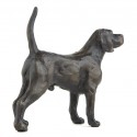 Bronze Dog Sculpture: Standing Beagle by Sue Maclaurin