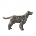 Bronze Dog Sculpture: Standing Cocker Spaniel