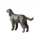 Bronze Dog Sculpture: Standing Cocker Spaniel
