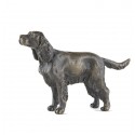 Bronze Dog Sculpture: Standing Cocker Spaniel