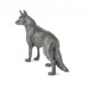 Bronze Dog Sculpture: Standing German Shepherd by Sue Maclaurin