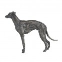 Bronze Dog Sculpture: Standing Whippet by Sue Maclaurin