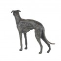 Bronze Dog Sculpture: Standing Whippet by Sue Maclaurin