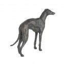 Bronze Dog Sculpture: Standing Whippet by Sue Maclaurin