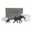 Bronze Elephant Sculpture: Elephant Mother and Baby by Jonathan Sanders