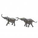 Bronze Elephant Sculpture: Follow Me II