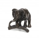 Bronze Elephant Sculpture: Playing Elephant by Jonathan Sanders