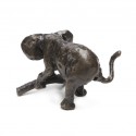 Bronze Elephant Sculpture: Playing Elephant by Jonathan Sanders