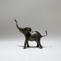 Bronze Elephant Sculpture: Large Baby Elephant by Jonathan Sanders